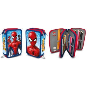 Marvel Spiderman triple pencil case